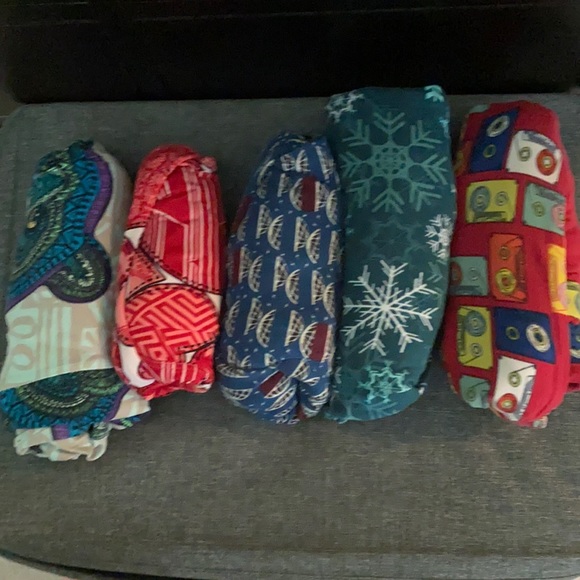 5 pairs of LuLaRoe leggings size TC/TC2. - Picture 1 of 3
